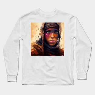 Powerful Tuareg Woman #2 Long Sleeve T-Shirt